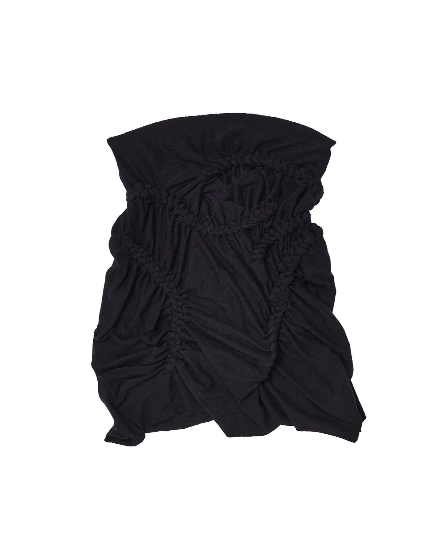 Blue Contour Braided Mini Tube Top
