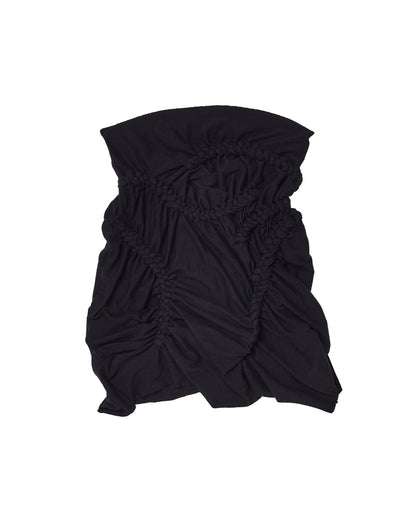 Blue Contour Braided Mini Tube Top